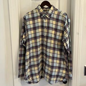 Alan Paine Plaid Button‎ Down Flannel